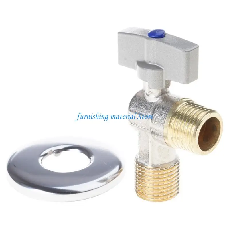 Y5GD Heavy Duty Brass Valves 1/2'' Connection Shutoff for Hot & Cold Water Supply