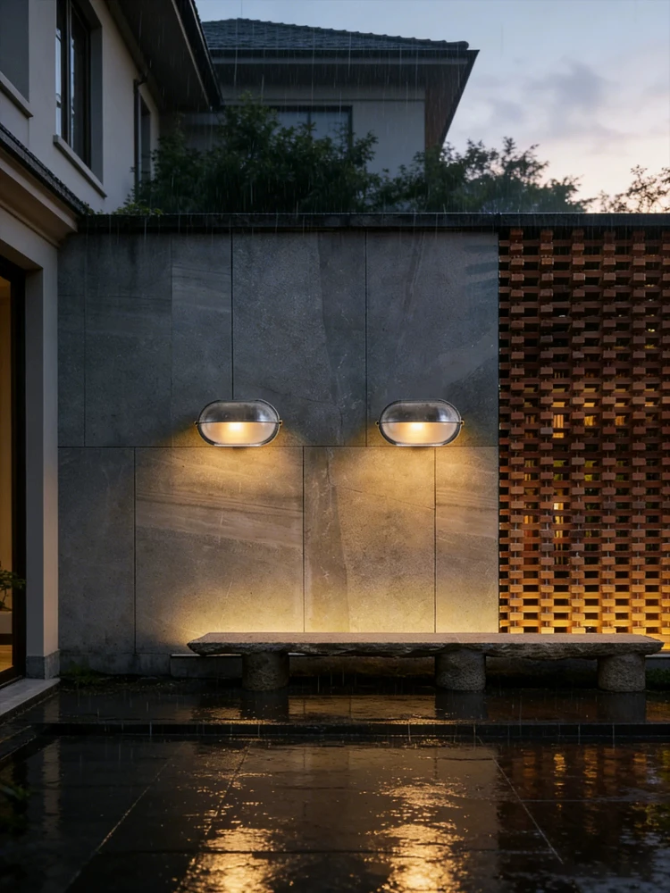 American style outdoor retro waterproof wall lamp, industrial style, courtyard entrance, tavern, caf é, decorative wall lamp