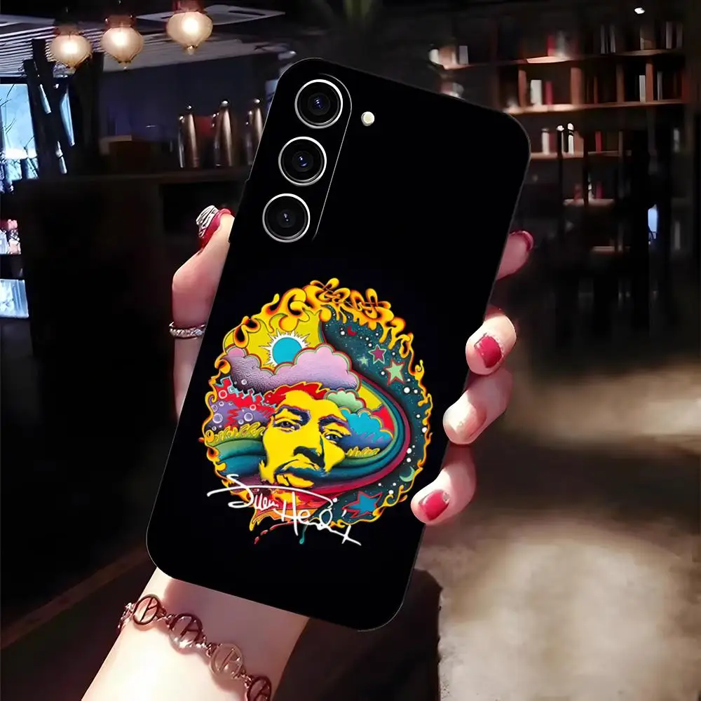 Singer J-Jimi Hendrix Phone Case For Samsung S26 S25 Edge S24 S23 S22 S21 S20 Ultra Plus Fe Galaxy Silicon Cover
