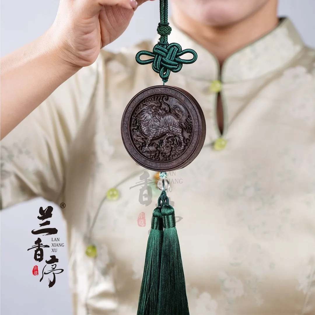 

Ароматический кулон ручной работы в китайском стиле с натуральными компонентами и ароматом синтетической китайской медицины для автомобиля и талии