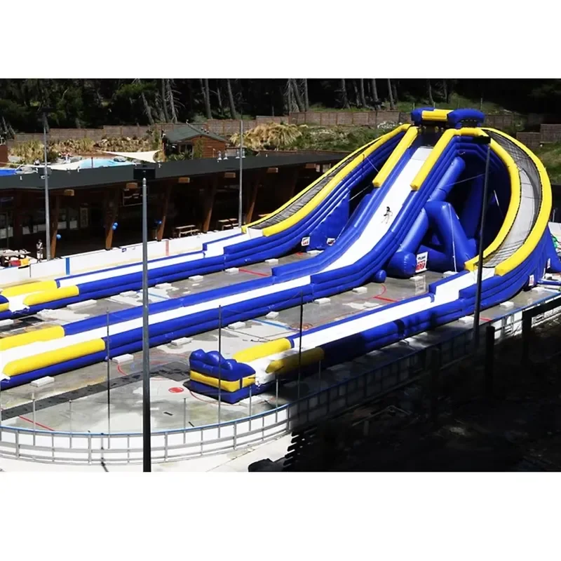 Big Custom Waterslide Adult Commercial Grade Wet slip n Slide Inflatable Beach Hippo Blow up Water Slide with Blower