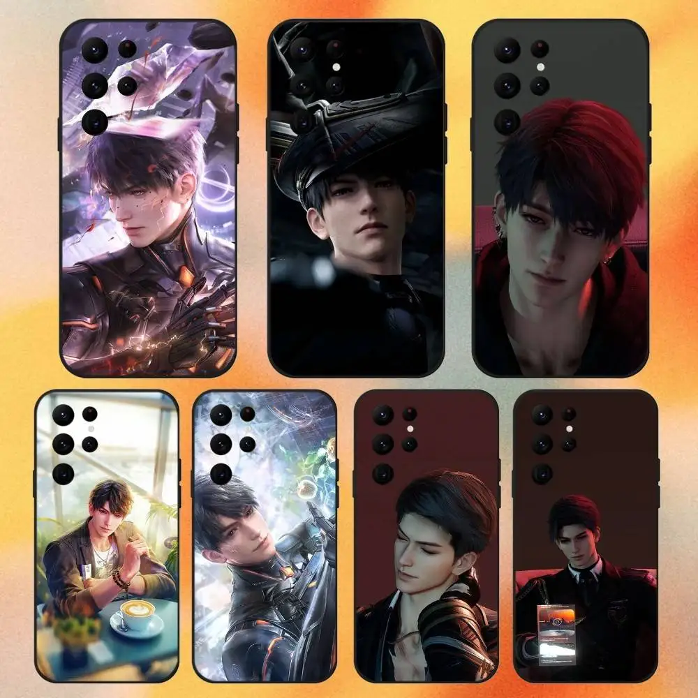 

Love And Deepspace Caleb Phone Case For Samsung S 25,24,23,22,30,21,10,9,Ultra,Plus,Lite,FE,4,5G Black Soft Case