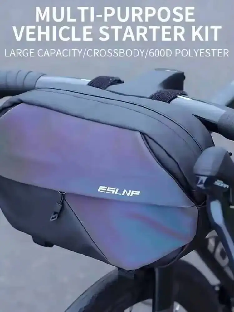 AliExpress ESLNF Capacity Waterproof Large  Bicycle Bag Reflective Multifunction Front Bike Handlebar