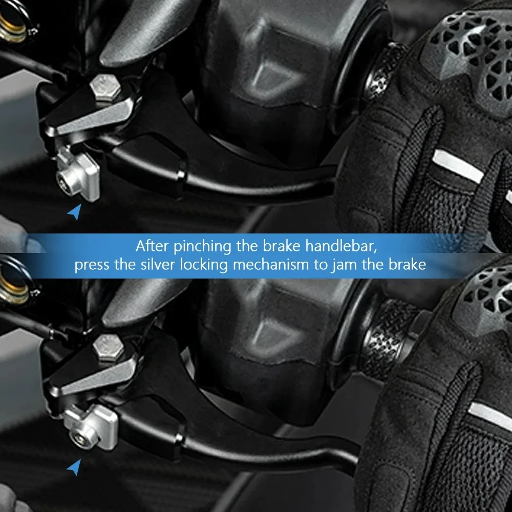 New Motorcycle  Brake Lever Lock For Yamaha XMAX300 X-MAX300 XMAX X-MAX 300 2023-2024 Parking Slider Catch Parts