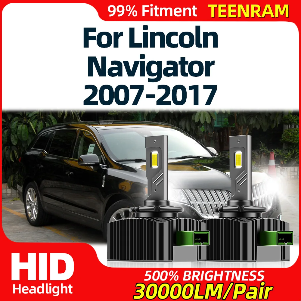 

30000LM 120W LED Headlights Bulb 6000K White Plug&Play HID Xenon Lights For Lincoln Navigator 2007-2012 2013 2014 2015 2016 2017