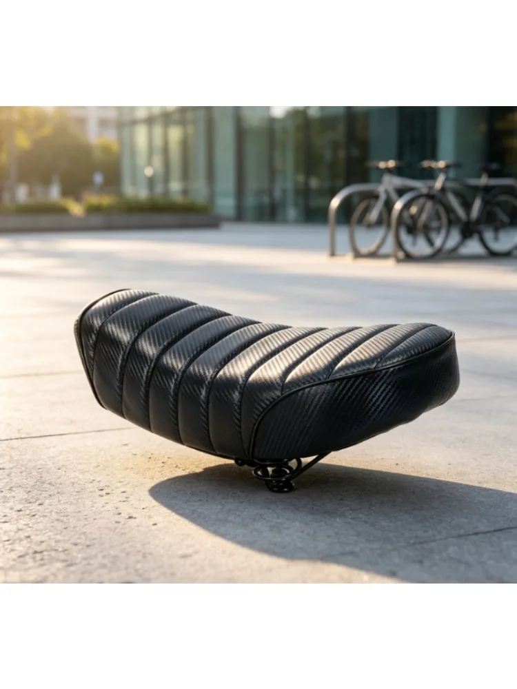 AliExpress NONE Extended Shock-Absorbing Seat for E-Bike & Bicycle, Harley Snow Bike Comfort Saddle, Sturdy Durable Long-Lasting Comfort