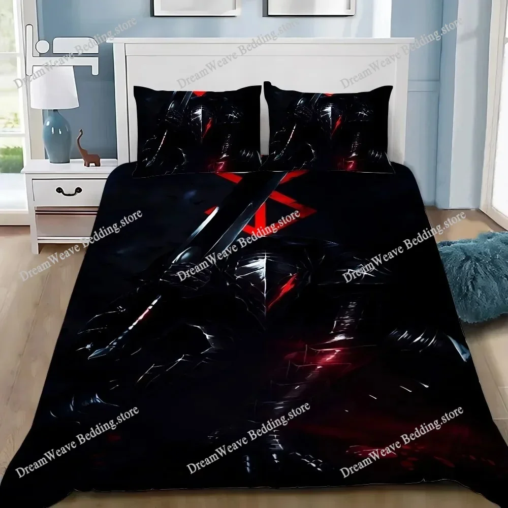 

Duvet Cover Berserk 3D Exquisite Anime Guts Digital Printing Bedding Set Comforter Bed Youth Home Decor Kids Boys Gift963963