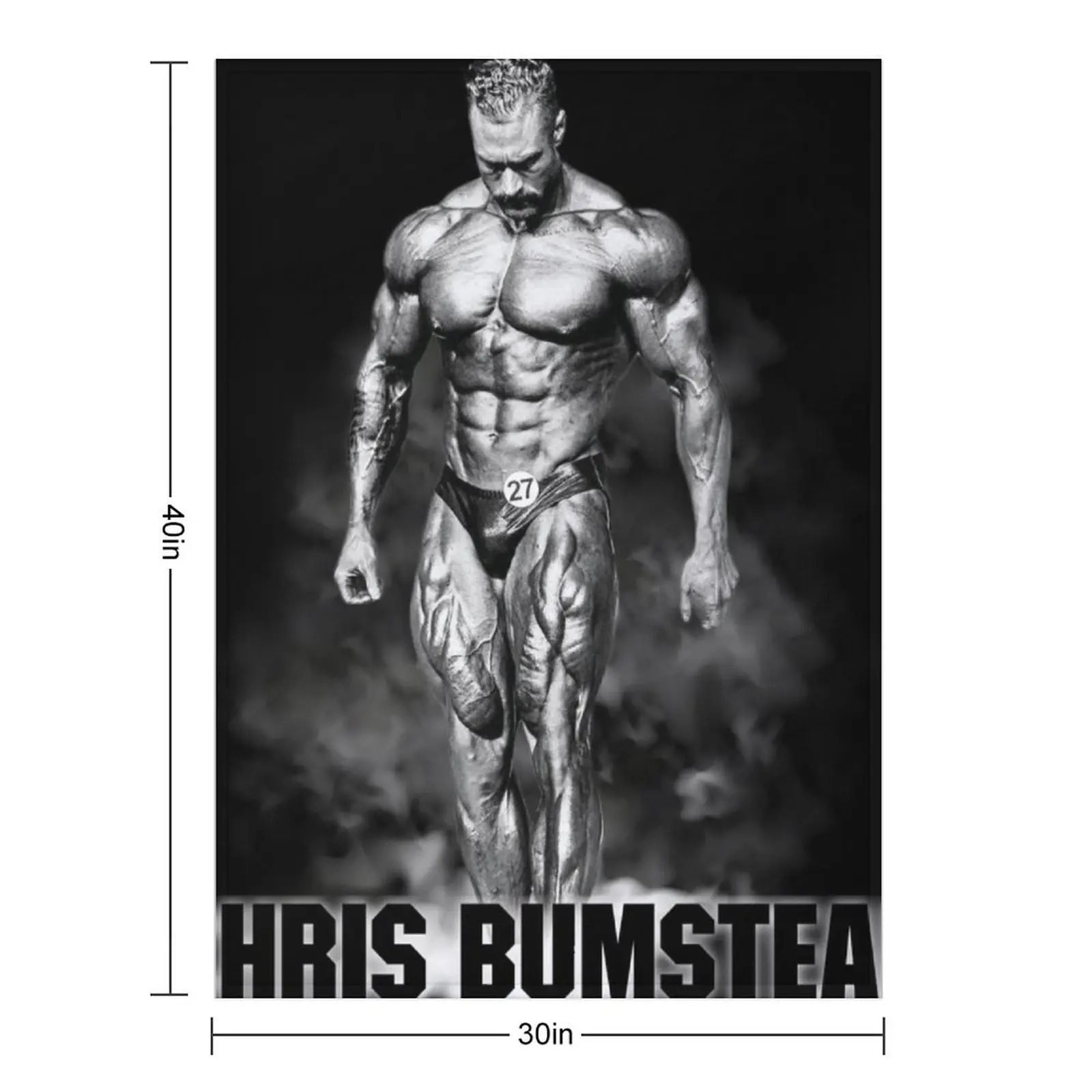 Chris Bumstead CBum Bodybuilder Throw Blanket for sofa christmas decoration Personalized Gift Winter beds Blankets