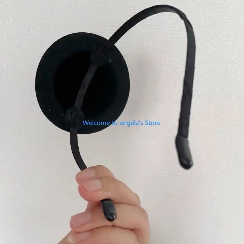 X4YC 성인 미니 탑 모자 머리띠 매혹적인 차 파티 헤드 피스 여성용 개츠비 파티 의상 액세서리 탑 모자 헤드 피스