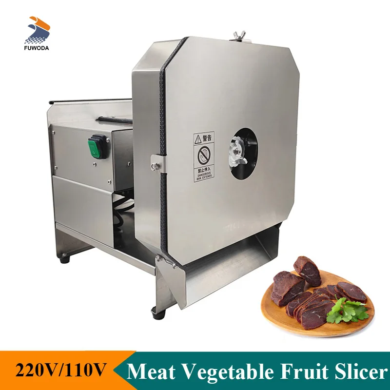 Professional Hard Vegetable Meat Slicing Machine Sliced Fruit Carrot Potato Cutter 150W Power Commercial or Household