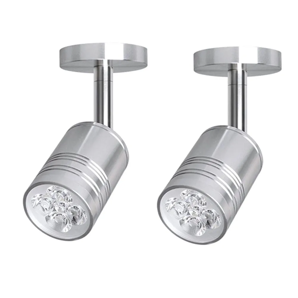 

5W LED Showcase Small Lamp Creative 360 Degree Rotatable Mini Wall Spotlight for Store Home Office Display Cabinet Lighting