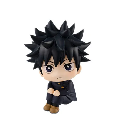 Niedliche Anime Jujutsu Kaisen Figuren Itadori Yuji Gojo Satori Fushiguro Megumi Kugisaki Kawaii Spielzeug Auto-Dekoration PVC-Modell Geschenk