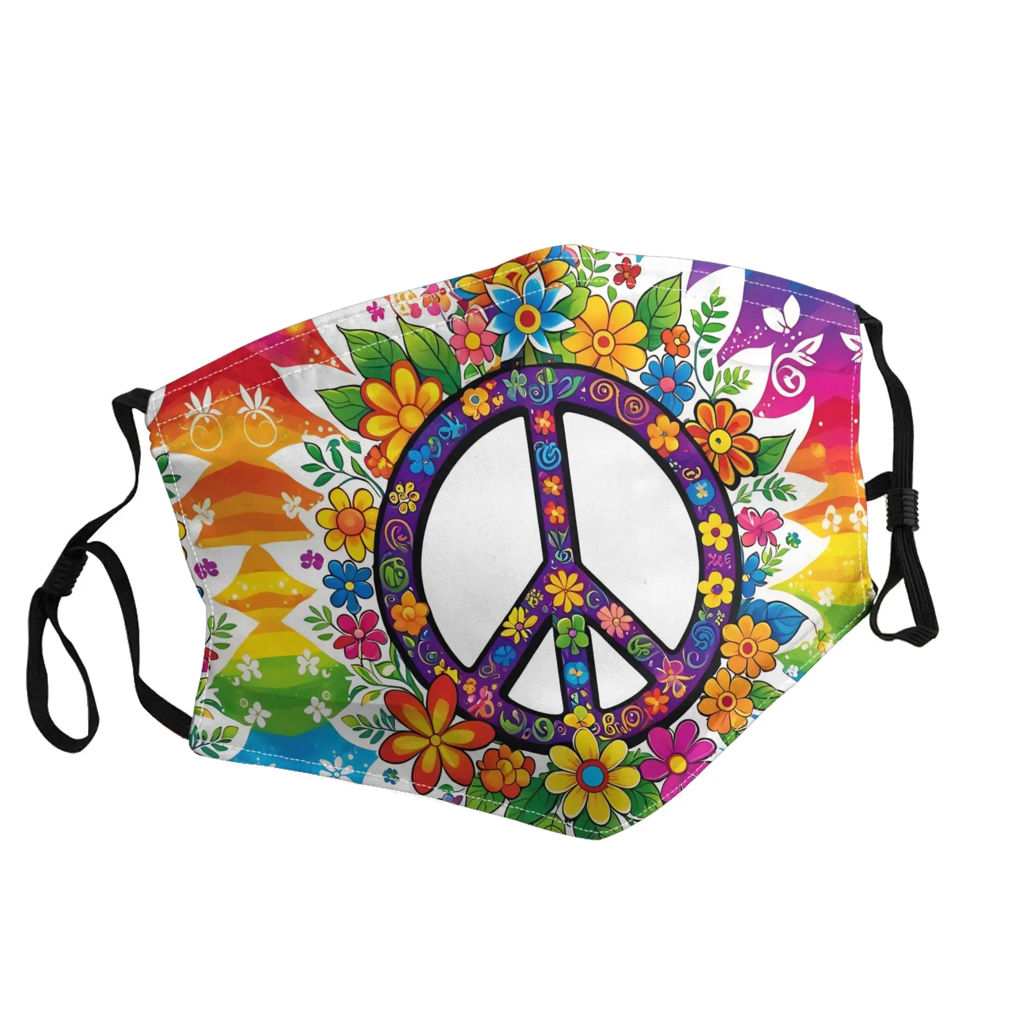

Love Peace Mask Unisex Outdoor Fashion Printed