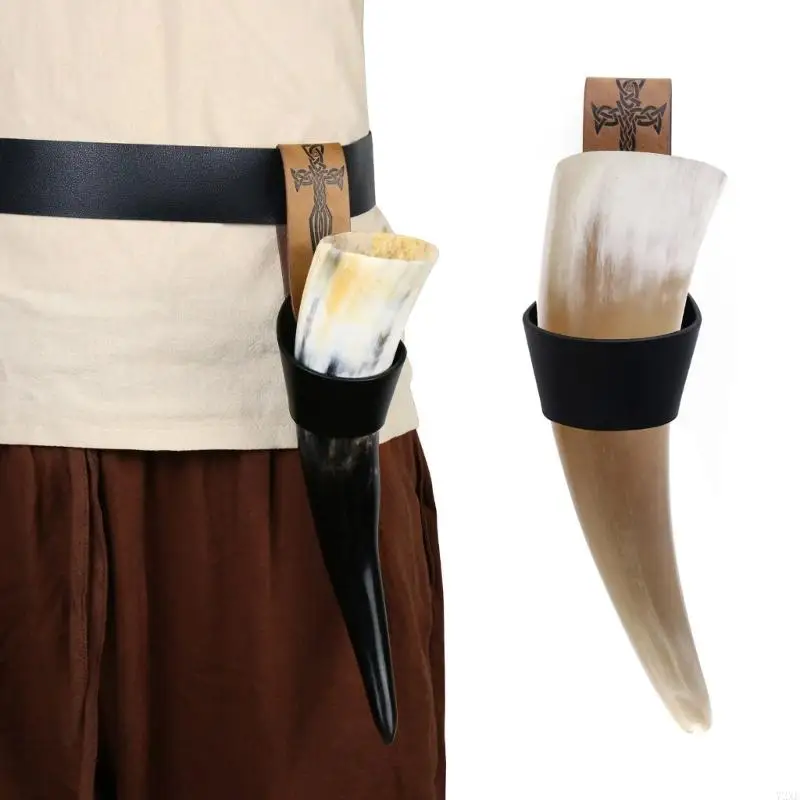 72XE Akcesoria do kostiumów z epoki historycznej Etui ze skóry PU Mocny sprzęt do aktywności na świeżym powietrzu