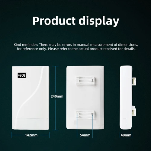 4G Outdoor Waterproof Router 4G CPE GA100 POE Networking Supports 32 Person Connection POE/LAN Outdoor Wifi Router