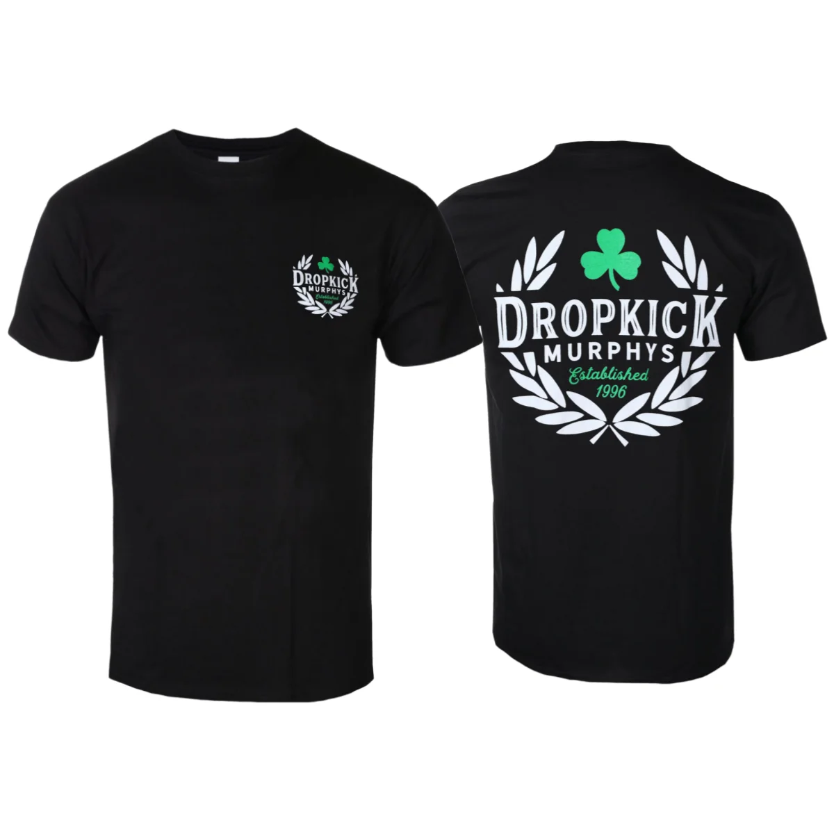 Dropkick Murphys Scally Skull Ship Printed T-shirt - Celtic Punk Band Style Daily T-shirt - Suitable for Both Men and Women