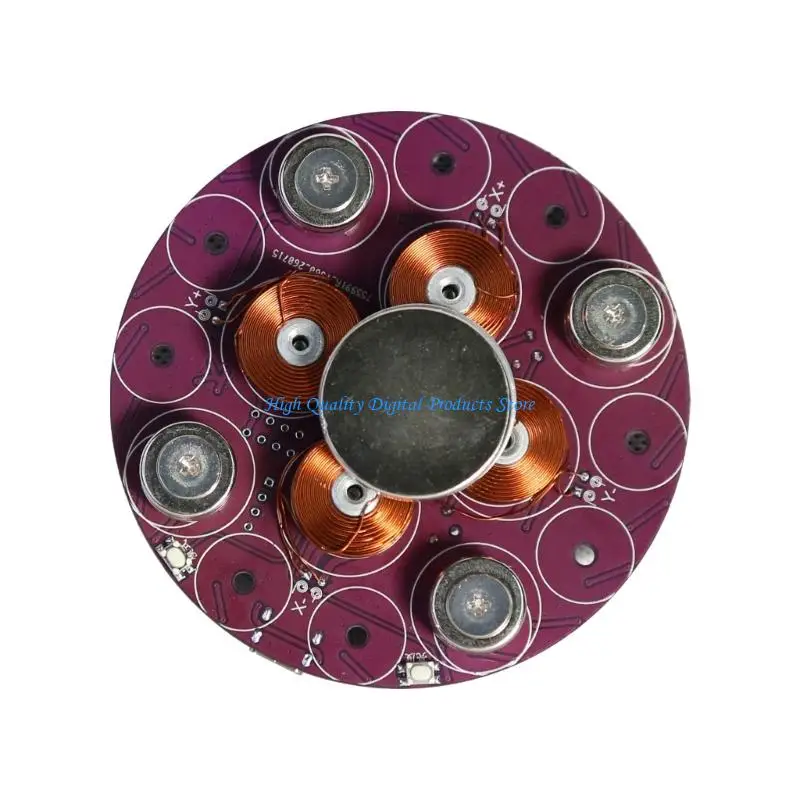 U2JE LED Levitation Module with USB Power, Stable Control and Round Board Design for Desk Display Projects