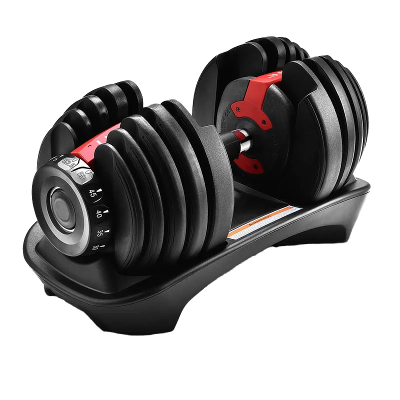 

Custom Adjustable Stainless Steel Dumbbell Sets Rubber Coating Custom Color Home Use Fitness Professional Training Gear 32kg