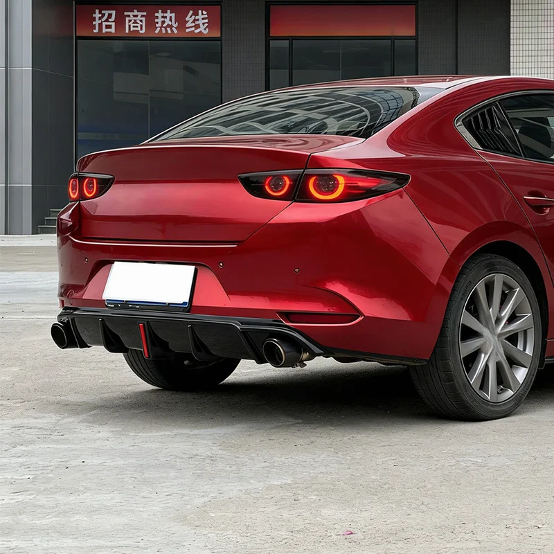 For 3 Axela 2020‑2024 Next Gen Body Kit Front Lip Side Skirt Rear Lip Exterior Parts