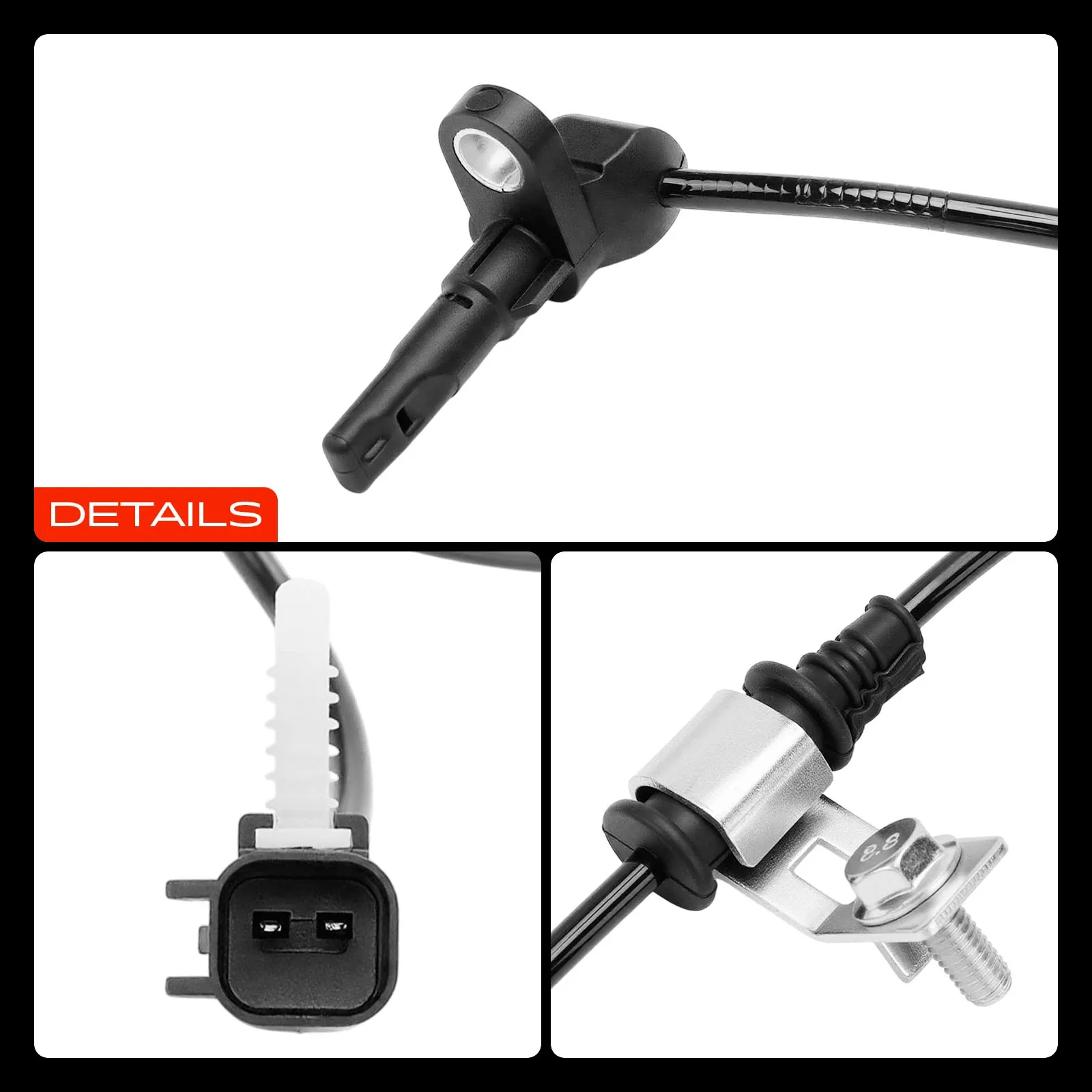 A-Premium Front Driver Side ABS Wheel Speed Sensor for Chevrolet Colorado 2015-2022 GMC Canyon 2015-2022 7