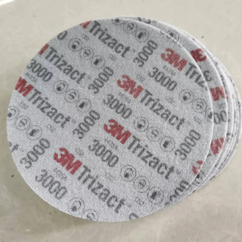 3m 02085 6 Polegada 152mm esponja molhada e seca disco de lixa 3000 grão pintura do carro superfície moagem e polimento ferramenta