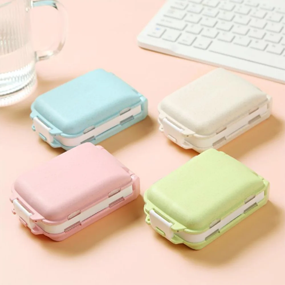 

Double Layer Pill Box Portable PillBox Compartment Sealed Medicine Storage Boxs Camping Gear Camping Outdoor Survival Kit