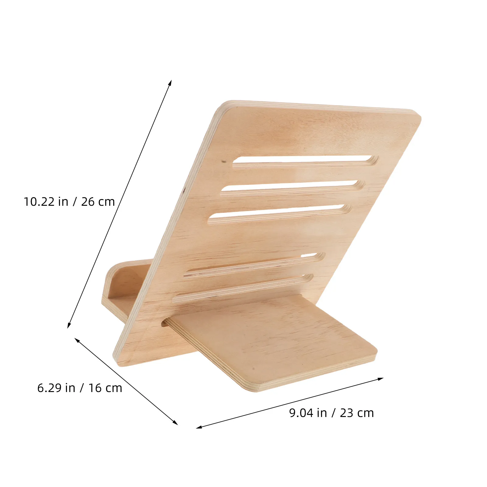 Wooden Puzzle Storage Rack Holder Stable Display Counter Stand Easy Viewing Puzzle Box Lid Organizer Recipe Book Reading Holder