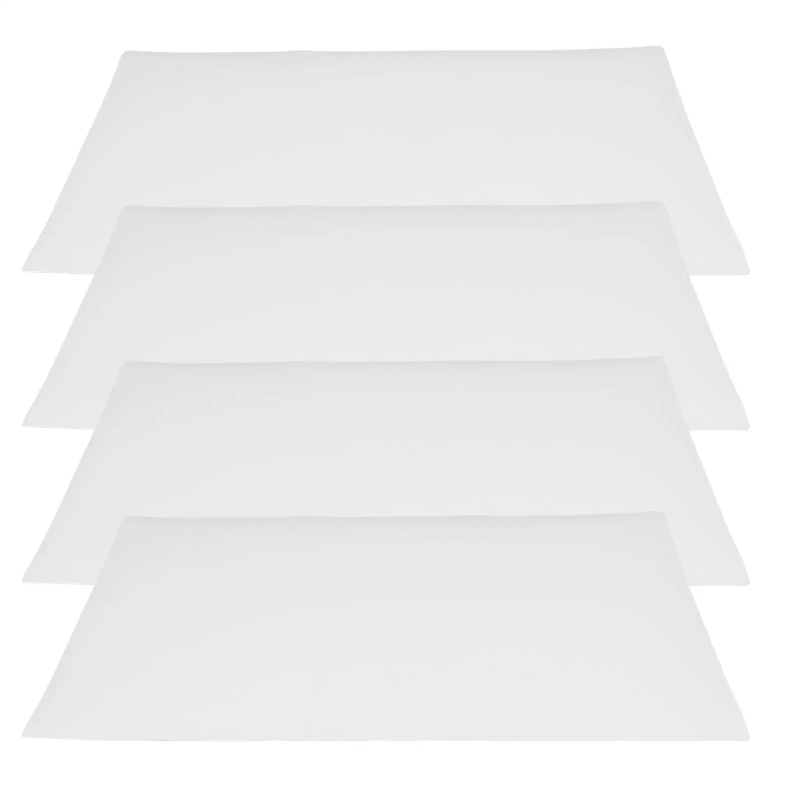 4 Pcs Whiteboard Stickers Dry Erase Labels Small Boards Household Reusable Notepad Mini Pvc