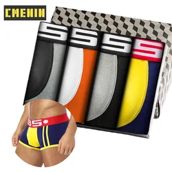 4Pcs High Quality Underwear Man Boxer Homme Cotton Men Underpants Boxershorts Men Boxers Sexy Boxer Shorts Penis Free Shipping