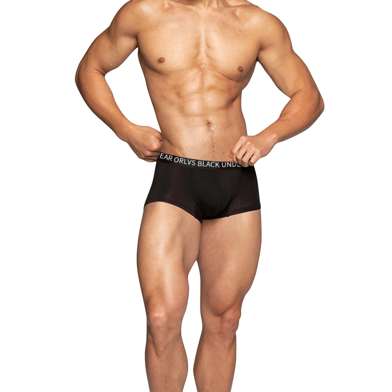 1/2/3 Uds. Ropa interior para hombre, calzoncillos Boxer transpirables para hombre, calzoncillos masculinos de Modal, bolsa para pene convexa en U, pantalones Gay suaves Cueca sexis