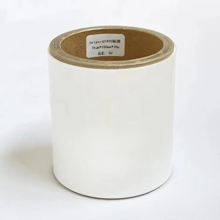 25 Um Microporous PP Celgard 2400 Battery Separator 100mm*20m