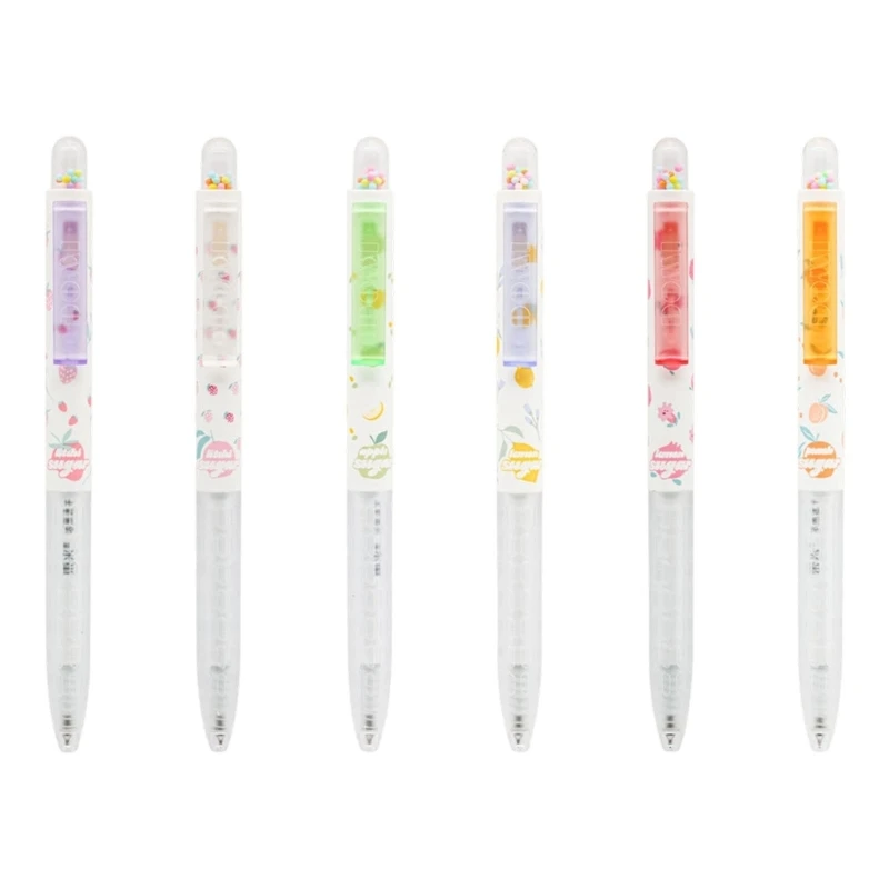 

12Pcs Press Button Gel Pen 0.5mm Tip Fade Proof Smooth Writing Multipurpose