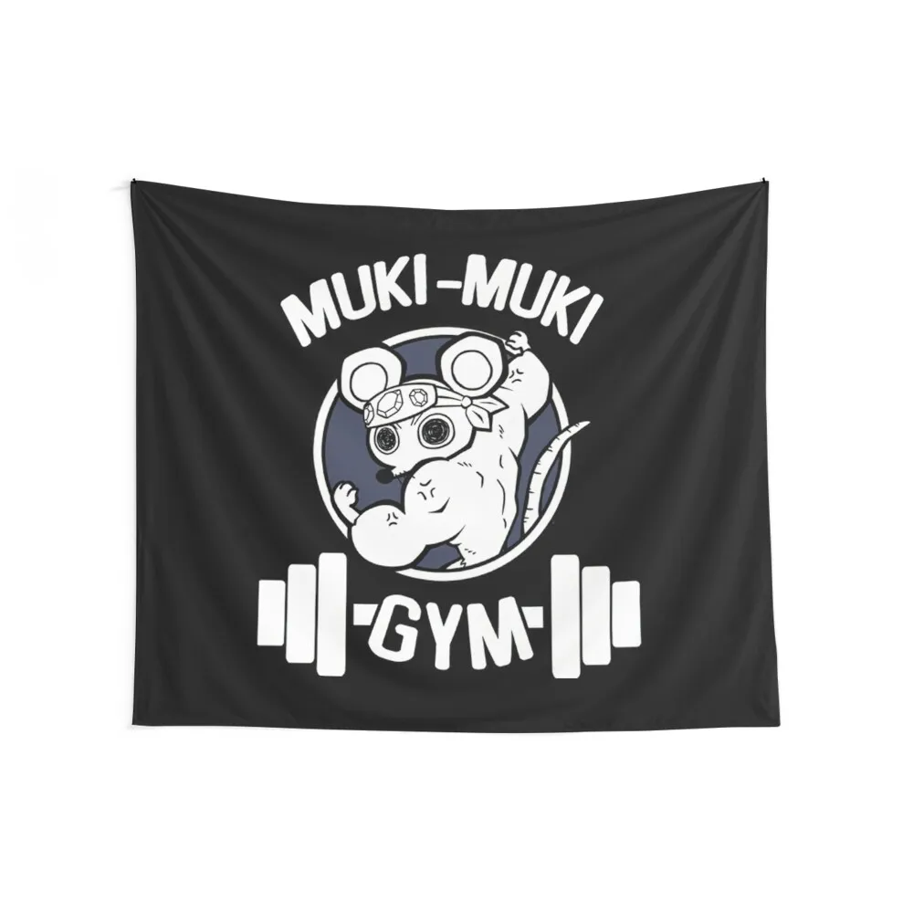 muscle mice gym Tapestry Wall Coverings Decoration Home Luxury Living Room Decoration Cute Decor Tapestry