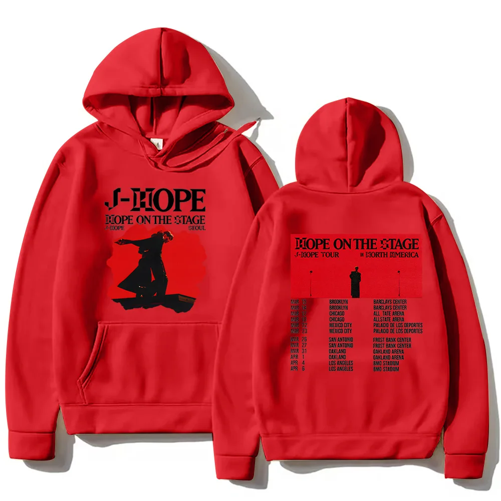 Kpop J-Hope Neue Hoodies J-Hope Hope on The Stage Tour 2025, Sweatshirts, Unisex, Freizeitkleidung, Hip-Hop-Mode, ästhetischer Pullover