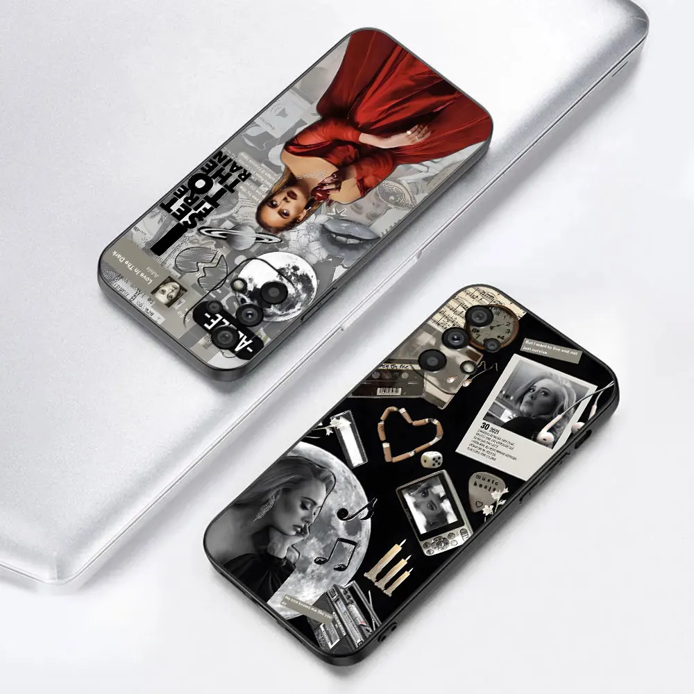 المغني A-Adele حافظة لهاتف سامسونج جالاكسي A15 A53 A16 A55 A12 A32 A21s A54 A33 A34 A24 A51 A71 A52 A22 A13 A14 غطاء هاتف من البولي يوريثان #2