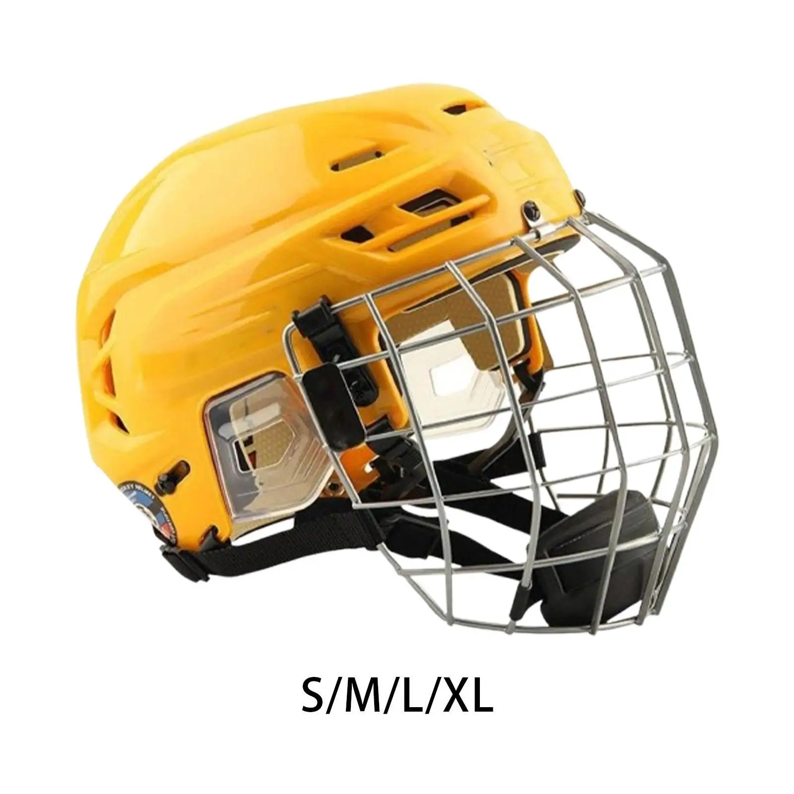 Hockey Helmet Headgear Competition Sturdy Training Exercise Breathable with Facemask Ice Speed Skate Helmet Ice Hockey Helmet