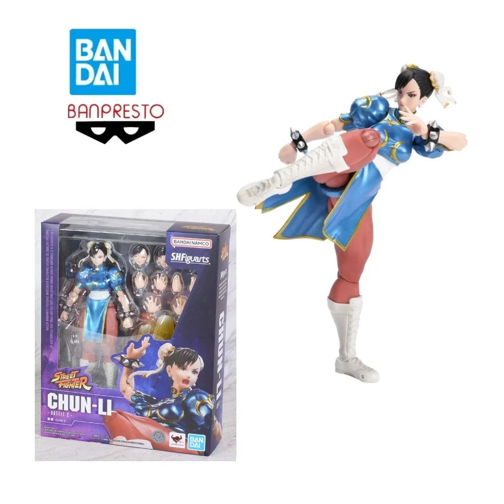 

In Stock Bandai Original S.H.Figuarts Street Fighter CHUN-LI OUTFIT 2 Anime Action Figure Model Finished Toys Gift Collection