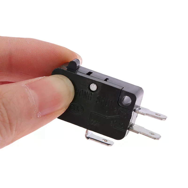 Kw1-103 Micro Switch 16a 250v Normally Close Switch 3 Pin Micro Switch for Microwave Oven Door Washing Machine Rice Cooker