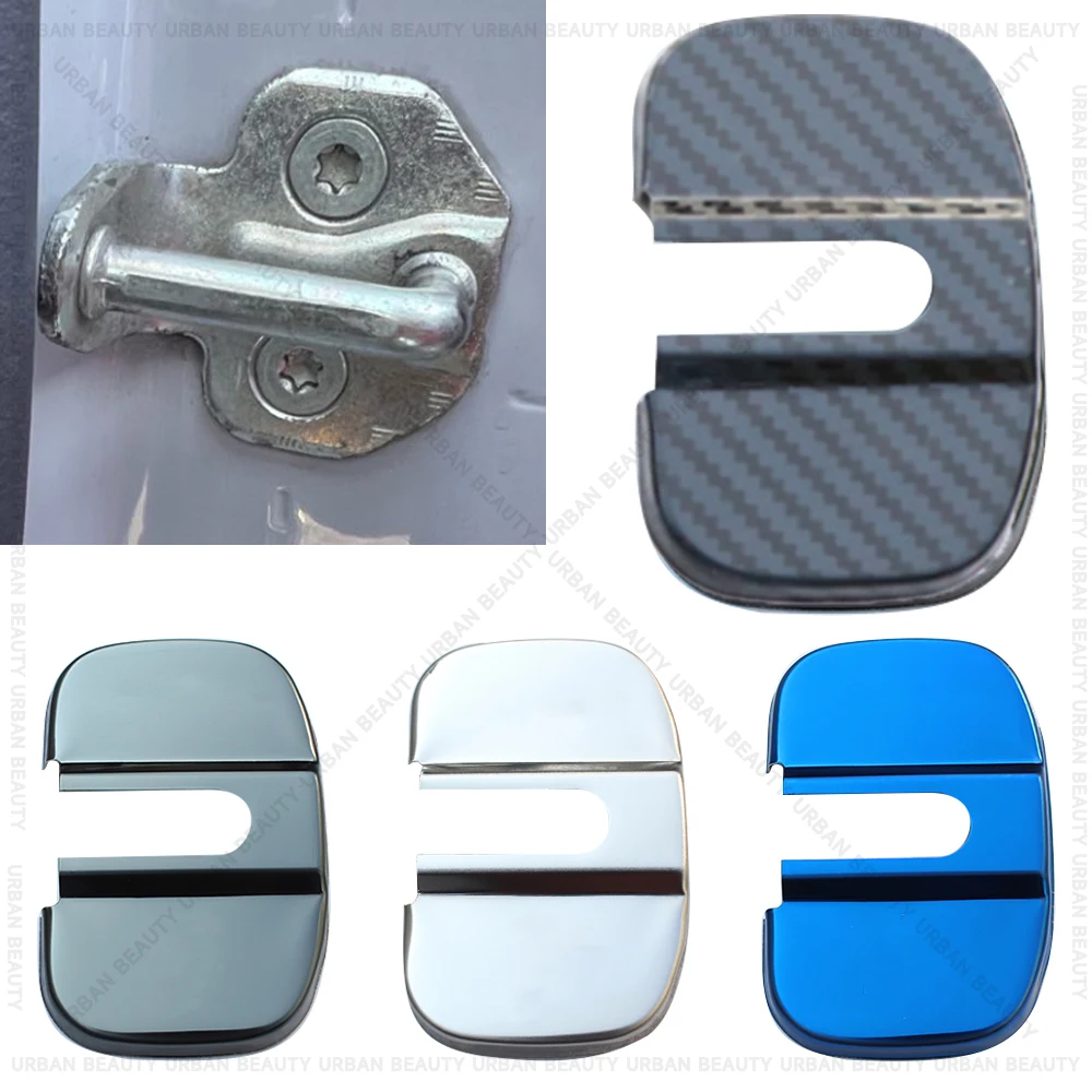 Car Door Lock Cover Auto Protection Case For Alfa Romeo Tonale Junior 159 GT Giulietta Stelvio GTV Mito 4C Spider Car Accessorie
