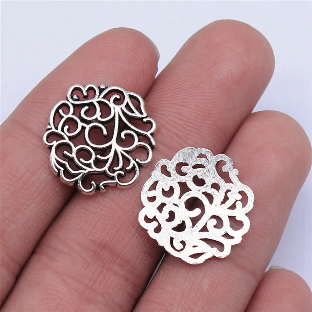 10 teile/los Blumen Charms für Schmuck machen Frauen Accessoires