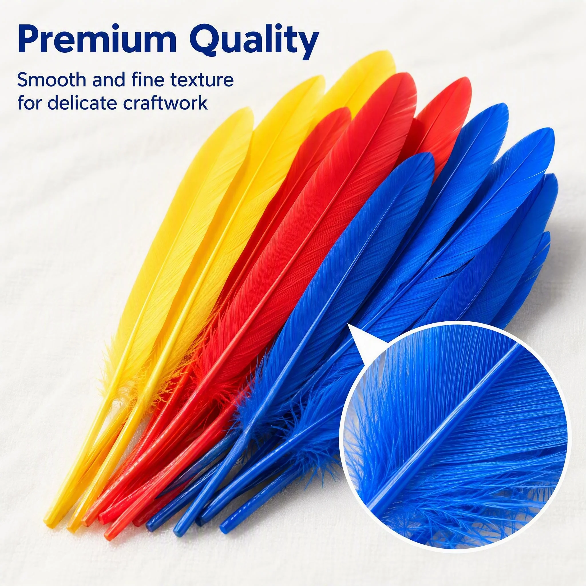 Slim Colored Goose Feathers 10-15cm Feather Plumes DIY Art Material Costume Accessories Wedding Party Handmade Decoration