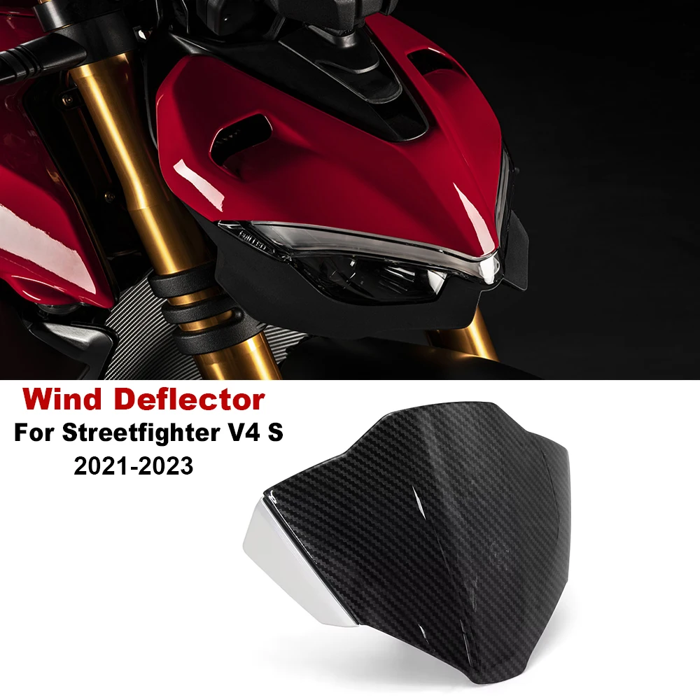 

Для Ducati Streetfighter V4 S 2021-2023 новые аксессуары для мотоциклов, переднее лобовое стекло, ветровой обтекатель, дефлектор, крышка