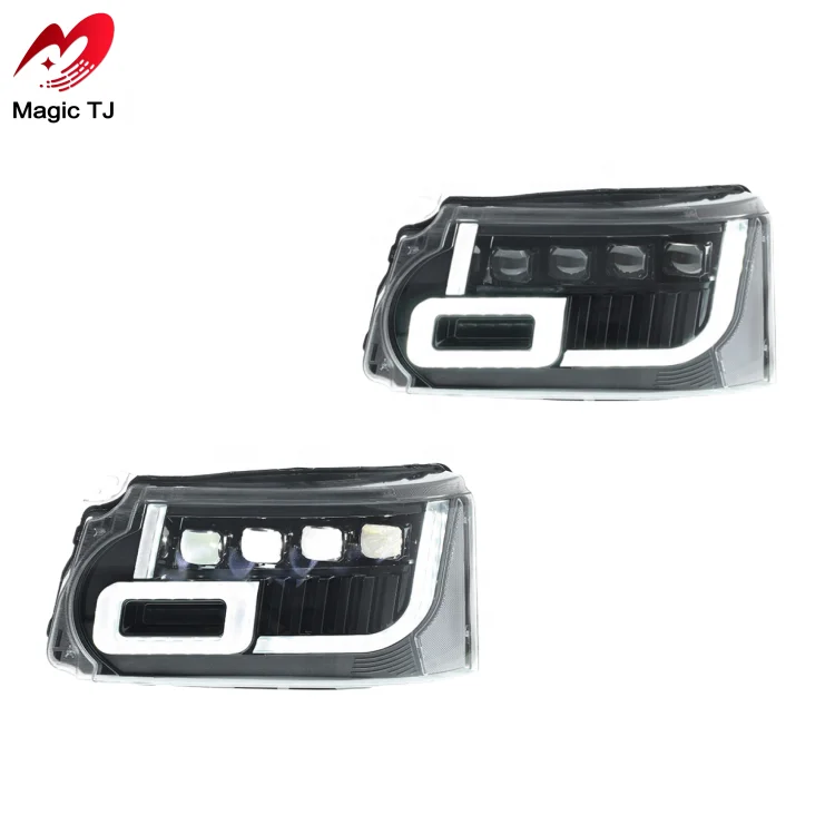 

High Quality LED Headlamp Upgrade for Range Rover Sport L320 2005 2010 2012 L494 2018 2021 Facelift 6000k Color LED Headlight