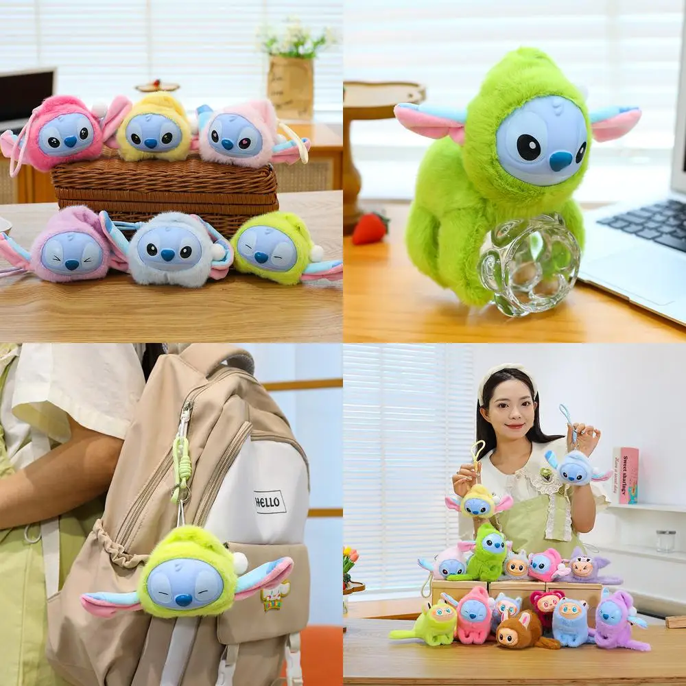 かわいいスティッチぬいぐるみ、スティッチのぬいぐるみ人形、キュートなぬいぐるみ、子供の誕生日プレゼント、ぬいぐるみバックパック、キーホルダー、吊り下げ飾り