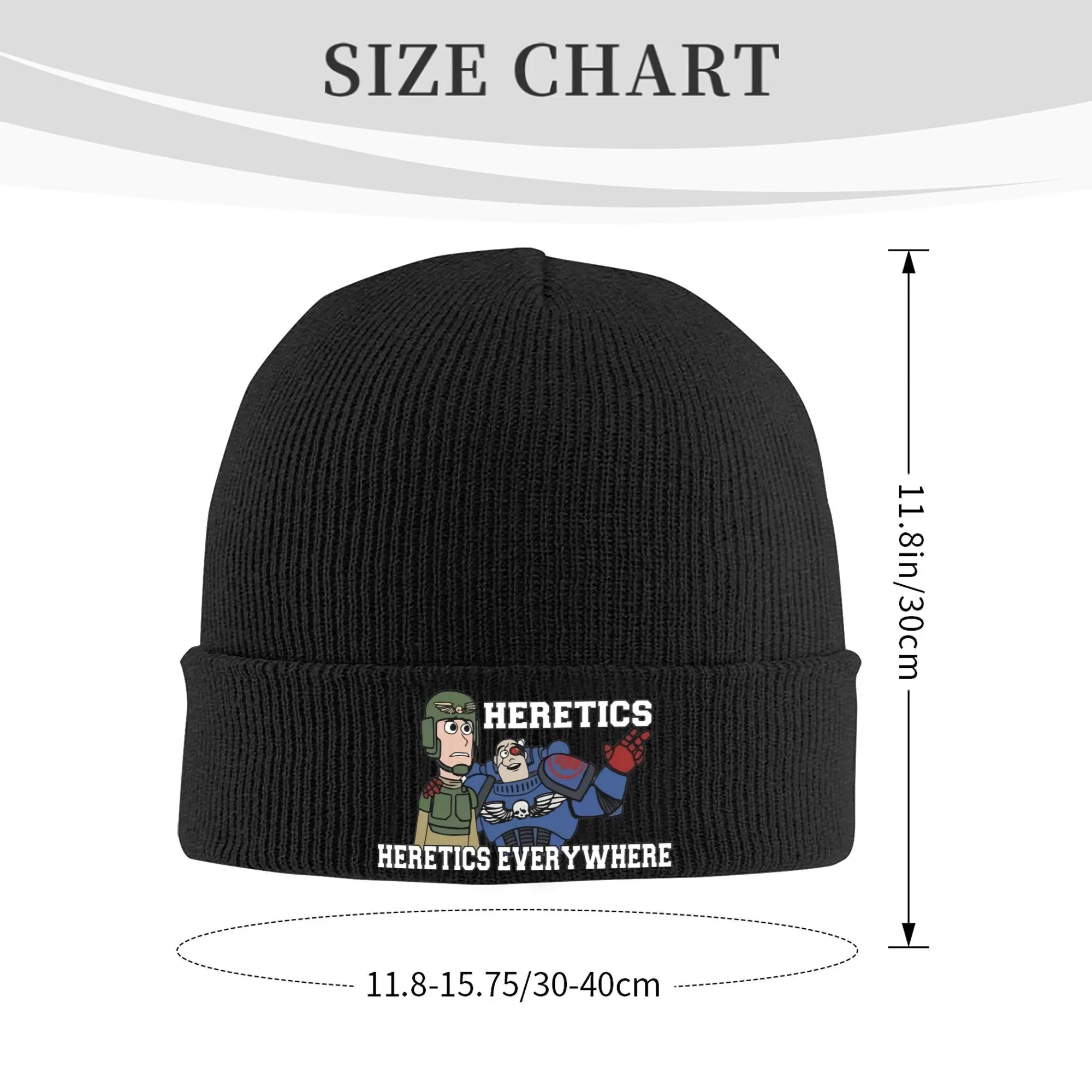 Heretics Everywhere!! Warhammer 40k  Beanie For Men Women  Winter Bonnet Knitted Hat