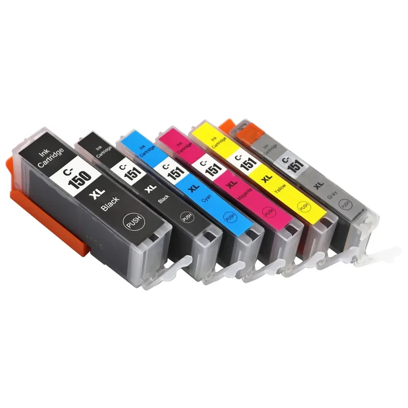 DAT PGI 150 CLI 151 Ink Cartridge For canon PIXMA IP7210 MG5410 MG5510 MG6410 MG6610 MG5610 MX921 MX721 IX6810 PGI150 CLI151