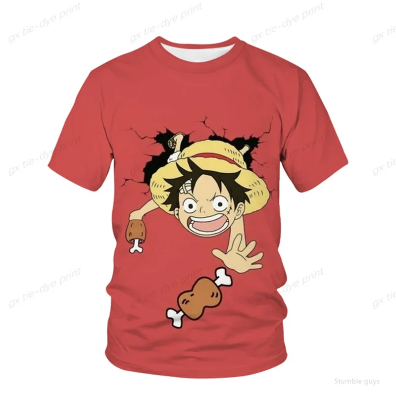 Children One Piece T-Shirt Robin Smile Print Summer Casual Boys Clothes Girls Short Sleeve Men Jersey Play