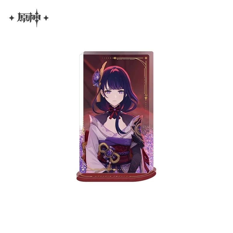 Genshin Impact Official Cosplay Character PV Series Standing Sign Cartoon and Anime Merchandise Desk Ornaments and Stands 5