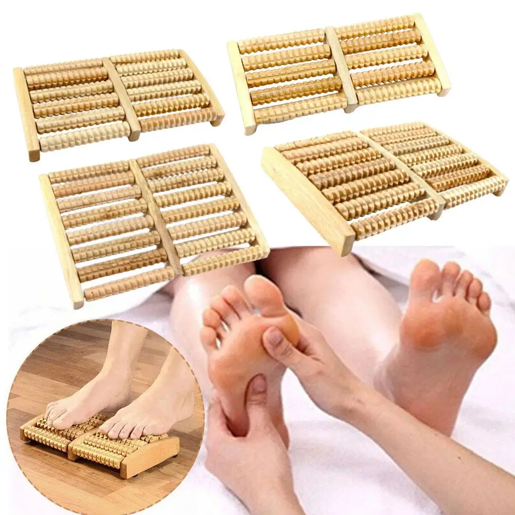 

Wooden Foot Roller Foot Massager for Plantar Fasciitis Relief Foot Massager for Neuropathy & Boosts Circulation Health Care P7B1
