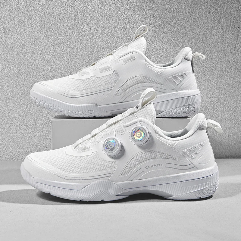 Original Brand Professional Table Tennis Shoe Designer Quick Lacing Badminton Gym Shoe Top Quality Wearable Indoor Court Shoe